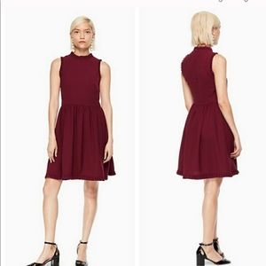 Kate Spade Fit and Flare Ruffle Dress
